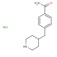 333795-11-2 4-(piperidin-4-ylmethyl)benzamide;hydrochloride chemical structure