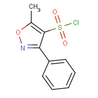 857283-56-8 5-methyl-3-phenyl-1,2-oxazole-4-sulfonyl chloride chemical structure