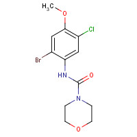 685536-68-9 N-(2-bromo-5-chloro-4-methoxyphenyl)morpholine-4-carboxamide chemical structure