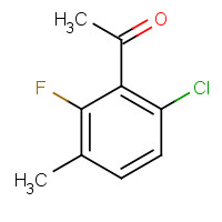261762-78-1 1-(6-chloro-2-fluoro-3-methylphenyl)ethanone chemical structure