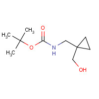 153248-46-5 tert-butyl N-[[1-(hydroxymethyl)cyclopropyl]methyl]carbamate chemical structure