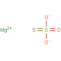 10124-53-5 magnesium;dioxido-oxo-sulfanylidene-$l^{6}-sulfane chemical structure