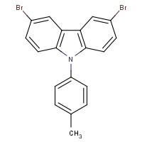 357437-74-2 3,6-dibromo-9-(4-methylphenyl)carbazole chemical structure