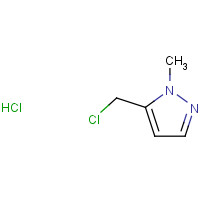 1434128-56-9 5-(chloromethyl)-1-methylpyrazole;hydrochloride chemical structure