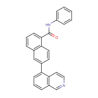 919363-06-7 6-isoquinolin-5-yl-N-phenylnaphthalene-1-carboxamide chemical structure