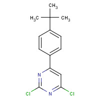 879608-76-1 4-(4-tert-butylphenyl)-2,6-dichloropyrimidine chemical structure