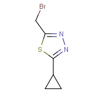 951122-65-9 2-(bromomethyl)-5-cyclopropyl-1,3,4-thiadiazole chemical structure