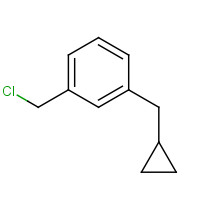 921602-55-3 1-(chloromethyl)-3-(cyclopropylmethyl)benzene chemical structure