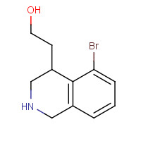 885268-57-5 2-(5-bromo-1,2,3,4-tetrahydroisoquinolin-4-yl)ethanol chemical structure
