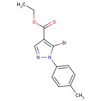 959578-19-9 ethyl 5-bromo-1-(4-methylphenyl)pyrazole-4-carboxylate chemical structure