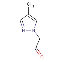 1006471-31-3 2-(4-methylpyrazol-1-yl)acetaldehyde chemical structure