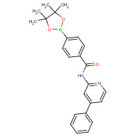 1419221-50-3 N-(4-phenylpyridin-2-yl)-4-(4,4,5,5-tetramethyl-1,3,2-dioxaborolan-2-yl)benzamide chemical structure