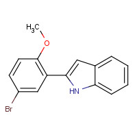 1216260-79-5 2-(5-bromo-2-methoxyphenyl)-1H-indole chemical structure