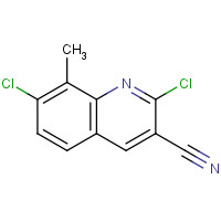 948291-65-4 2,7-dichloro-8-methylquinoline-3-carbonitrile chemical structure