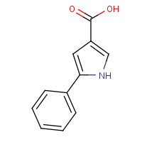 161958-62-9 5-phenyl-1H-pyrrole-3-carboxylic acid chemical structure