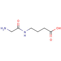 32595-49-6 4-[(2-aminoacetyl)amino]butanoic acid chemical structure