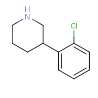 55989-11-2 3-(2-chlorophenyl)piperidine chemical structure