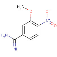 878156-44-6 3-methoxy-4-nitrobenzenecarboximidamide chemical structure
