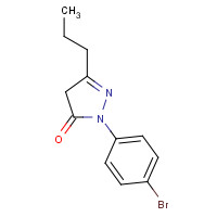 184707-90-2 2-(4-bromophenyl)-5-propyl-4H-pyrazol-3-one chemical structure
