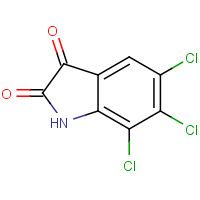 1269468-62-3 5,6,7-trichloro-1H-indole-2,3-dione chemical structure