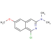 1028251-91-3 1-chloro-6-methoxy-N,N-dimethylisoquinolin-3-amine chemical structure