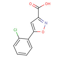 334017-34-4 5-(2-chlorophenyl)-1,2-oxazole-3-carboxylic acid chemical structure