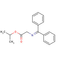 119244-11-0 propan-2-yl 2-(benzhydrylideneamino)acetate chemical structure