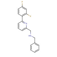 887985-29-7 N-[[6-(2,4-difluorophenyl)pyridin-2-yl]methyl]-1-phenylmethanamine chemical structure