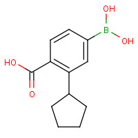 1096160-61-0 4-borono-2-cyclopentylbenzoic acid chemical structure
