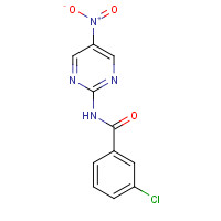 331808-04-9 3-chloro-N-(5-nitropyrimidin-2-yl)benzamide chemical structure