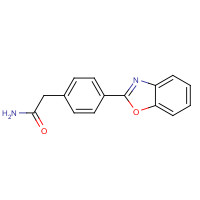 37135-42-5 2-[4-(1,3-benzoxazol-2-yl)phenyl]acetamide chemical structure