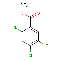 128800-56-6 methyl 2,4-dichloro-5-fluorobenzoate chemical structure