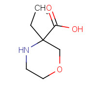 1519210-56-0 3-ethylmorpholine-3-carboxylic acid chemical structure