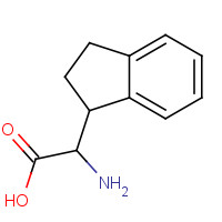 179185-78-5 2-amino-2-(2,3-dihydro-1H-inden-1-yl)acetic acid chemical structure
