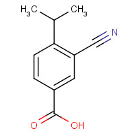 213598-08-4 3-cyano-4-propan-2-ylbenzoic acid chemical structure
