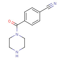 220470-49-5 4-(piperazine-1-carbonyl)benzonitrile chemical structure