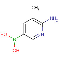 1032759-01-5 (6-amino-5-methylpyridin-3-yl)boronic acid chemical structure
