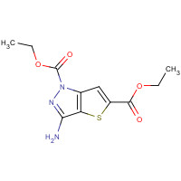 648412-62-8 diethyl 3-aminothieno[3,2-c]pyrazole-1,5-dicarboxylate chemical structure