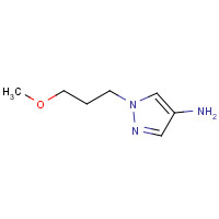 1184692-53-2 1-(3-methoxypropyl)pyrazol-4-amine chemical structure
