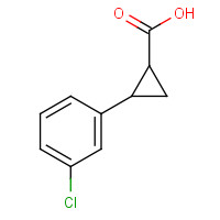 91552-11-3 2-(3-chlorophenyl)cyclopropane-1-carboxylic acid chemical structure