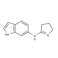 1287746-78-4 N-(3,4-dihydro-2H-pyrrol-5-yl)-1H-indol-6-amine chemical structure
