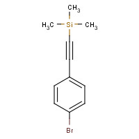16116-78-2 2-(4-bromophenyl)ethynyl-trimethylsilane chemical structure
