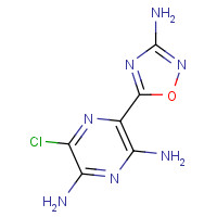 73631-29-5 3-(3-amino-1,2,4-oxadiazol-5-yl)-5-chloropyrazine-2,6-diamine chemical structure
