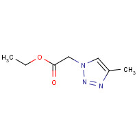 1154030-60-0 ethyl 2-(4-methyltriazol-1-yl)acetate chemical structure