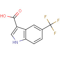 948579-72-4 5-(trifluoromethyl)-1H-indole-3-carboxylic acid chemical structure