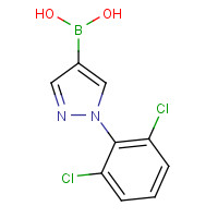 1217501-45-5 [1-(2,6-dichlorophenyl)pyrazol-4-yl]boronic acid chemical structure