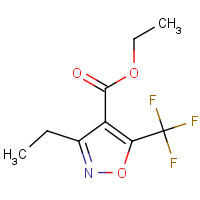 363617-95-2 ethyl 3-ethyl-5-(trifluoromethyl)-1,2-oxazole-4-carboxylate chemical structure