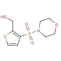 1030431-13-0 (3-morpholin-4-ylsulfonylthiophen-2-yl)methanol chemical structure