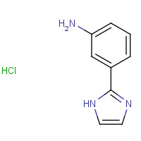 1261269-04-8 3-(1H-imidazol-2-yl)aniline;hydrochloride chemical structure