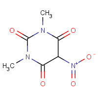 14305-99-8 1,3-dimethyl-5-nitro-1,3-diazinane-2,4,6-trione chemical structure